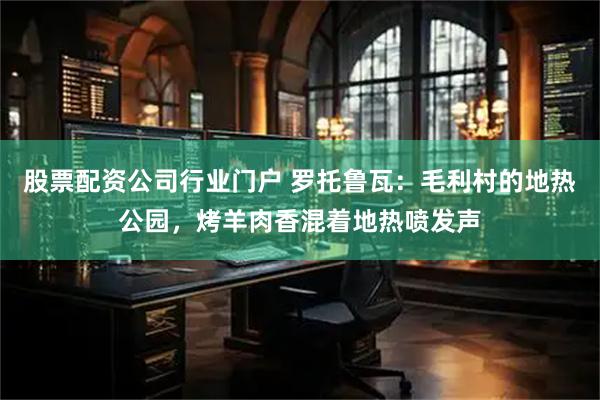 股票配资公司行业门户 罗托鲁瓦：毛利村的地热公园，烤羊肉香混着地热喷发声